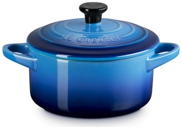 Le Creuset Mini Cocotte met Deksel, 14cm azure